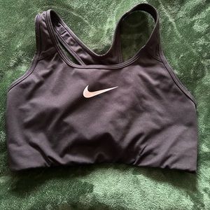 Size small, black, Nike, sports bra